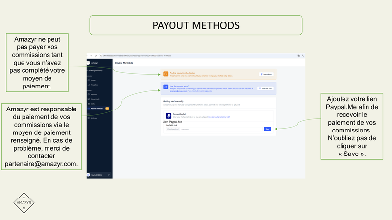PAYOUT METHODS