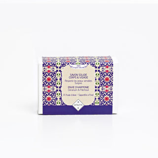 Savon solide corps & visage Envie d'Harmonie - Géranium & Patchouli