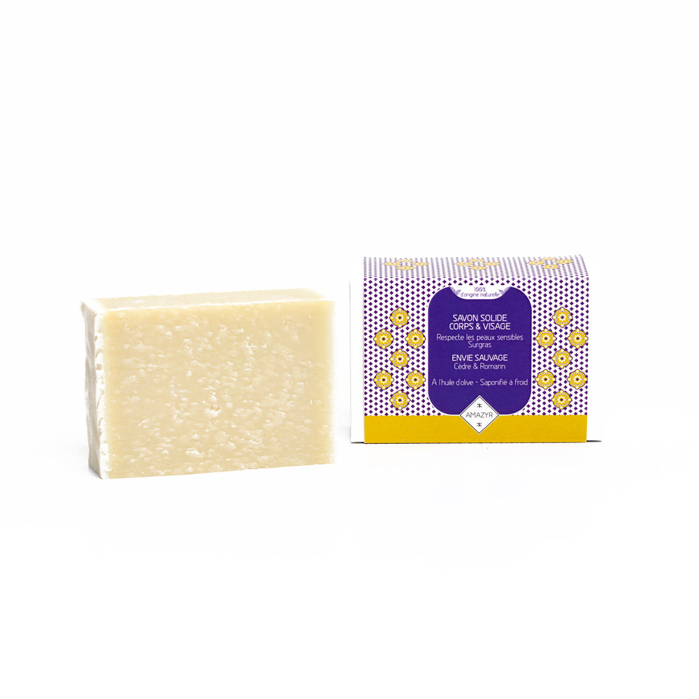 Savon solide corps & visage Envie Sauvage