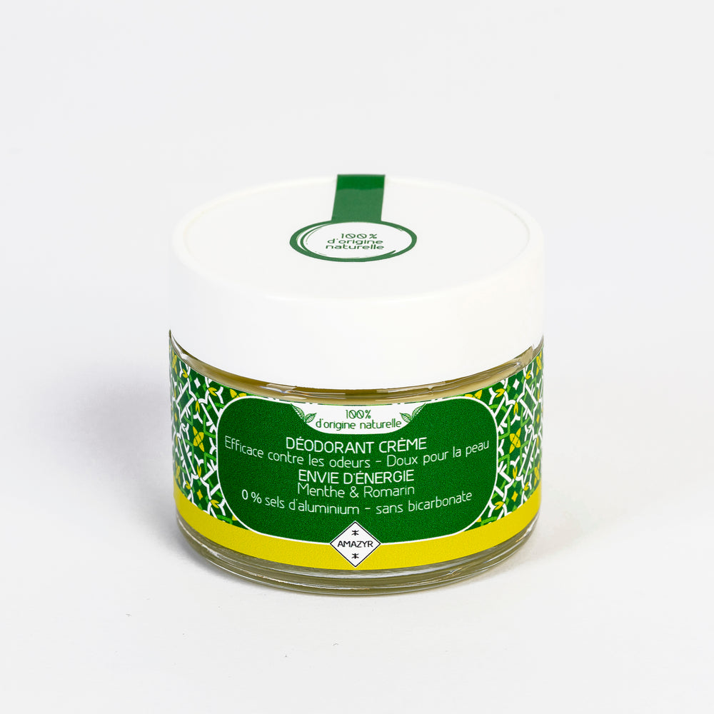 Déodorant crème Envie d'Energie - Menthe & Romarin