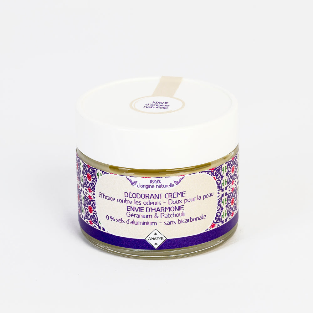 Déodorant crème Envie d'Harmonie - Géranium & Patchouli