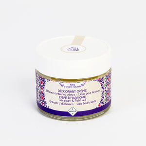 Déodorant crème Envie d'Harmonie - Géranium & Patchouli
