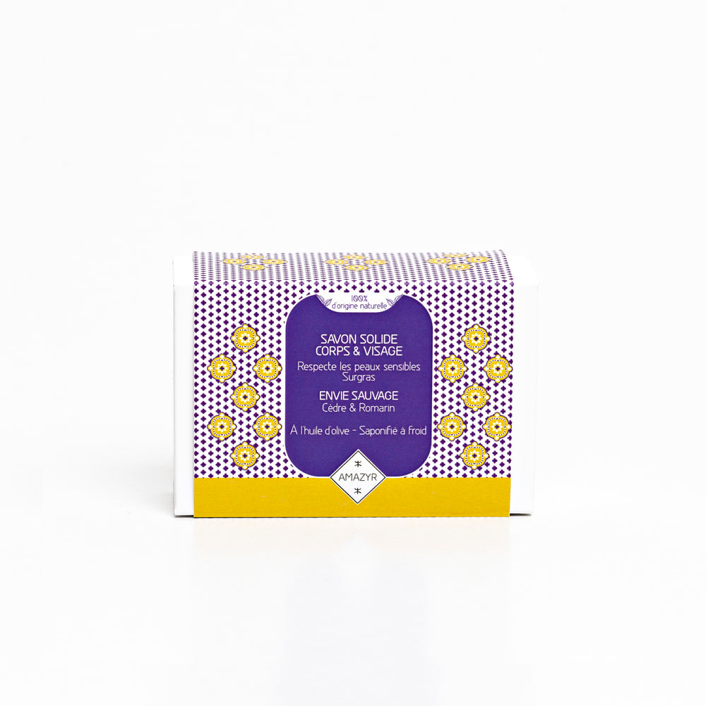 Savon solide corps & visage Envie Sauvage